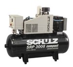 Schulz 970.3890-0 | 7.5-HP 60-Gallon Open Rotary Screw Air Compressor